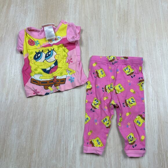 7 Piece Bundle Lot 12-18M Girls 18M Toddler Spongebob Jeans Dress Top Clothes - Picture 13 of 14